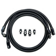 FSD 2007.5-2009 Dodge Cummins Stock Transmission Line Kit Black Braided-fsd-Full Send Diesel