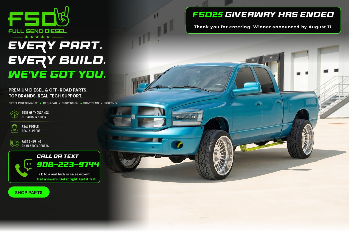 FSD25 giveaway has ended. Winner announced by August 11.