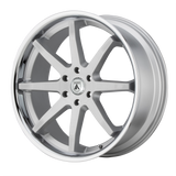 ABL32 22X9.5 6X5.5 BRUSH SLV CHR LP 30MM