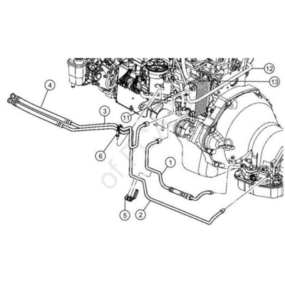 FSD 2003-2007 Dodge Cummins Replacement Transmission Line #3