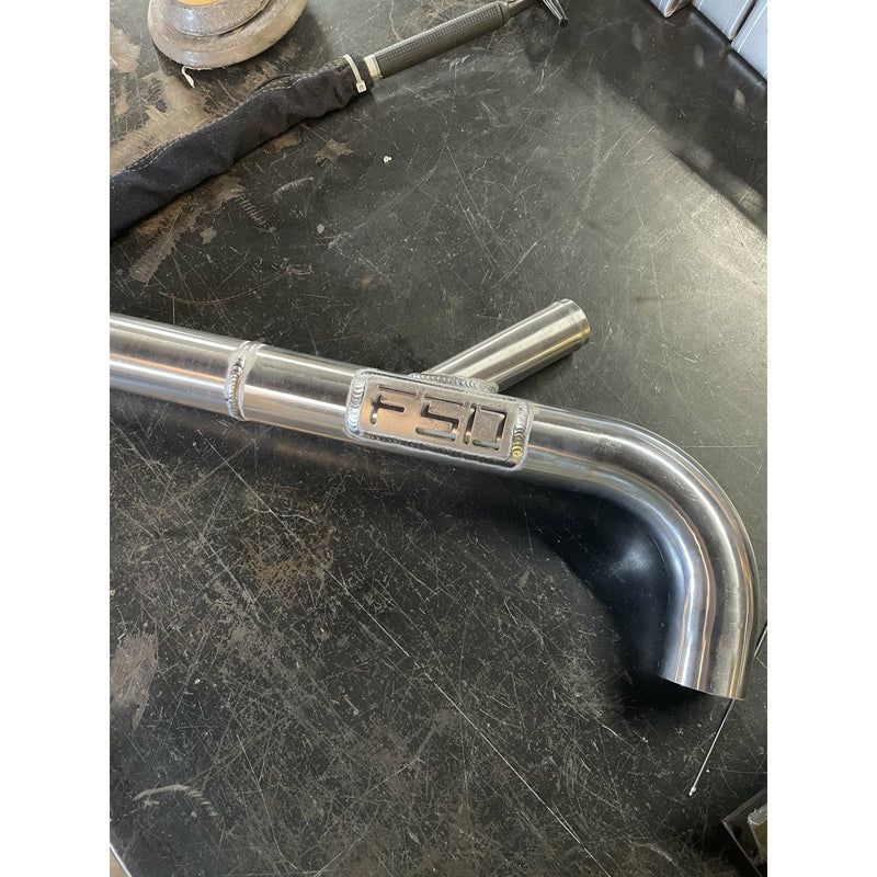 FSD 13-15 6.7 Cummins Fabricated Upper Coolant Pipe (Dual Radiators)