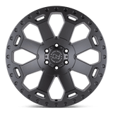 BR WARLORD 18X9 8X165 -12 122 M-GNMTL