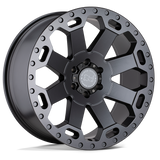 BR WARLORD 18X9 8X165 -12 122 M-GNMTL